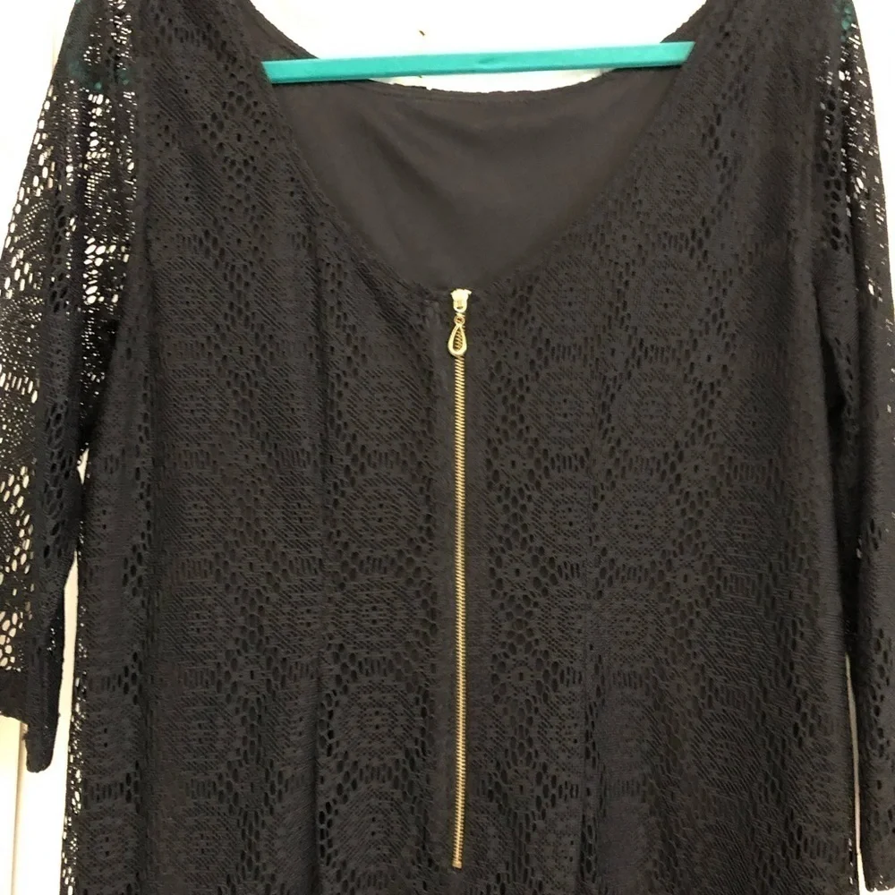 Soho Apparel classic black dress - Picture 3 of 4